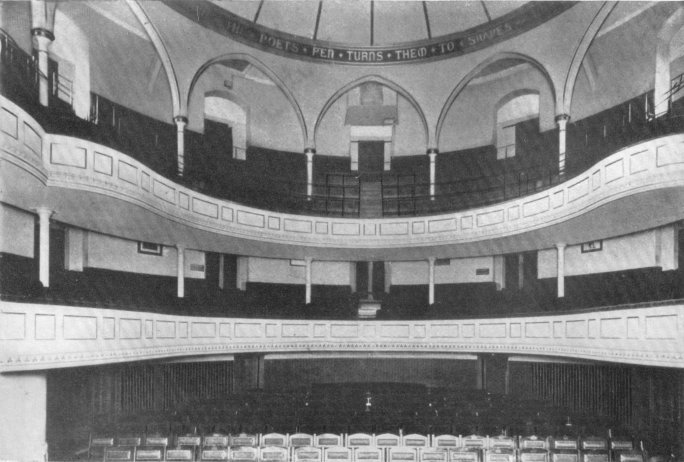 Auditorium of the old theatre