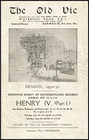 1930-31: HENRY IV PART I